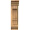 Ekena Millwork Balboa Traditional Smooth Bracket w/ Offset Brace, Western Red Cedar, 5 1/2"W x 14"D x 22"H BKT0604X14X22BOA01SWR - alternate 3